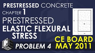 Prestressed Concrete Chapter 1 Principles of Prestressed Concrete Problem 4 PH [upl. by Gwenette]