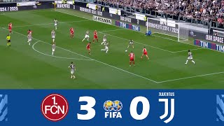 1 FC NorimbergaJuventus FC 30  Amichevole per club 2024  Highlights della Partita [upl. by Aidyl]