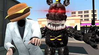 Becoming Nightmare amp Eating My Friends  Garrys Mod Multiplayer Gmod FNAF [upl. by Arleen]