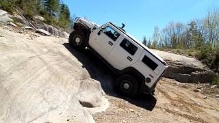 Hummer H2 OffRoading in Canada  Little Moab Trail [upl. by Baxter]