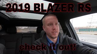 2019 Blazer Test Drive  Blazer RS Model [upl. by Tarsus]