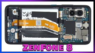 Asus Zenfone 8 Disassembly Teardown Repair Video Review [upl. by Martella]