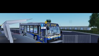 Route 412 to Sea Island South in a Gen 3 Novabus ft CSgametime123 [upl. by Alyce498]