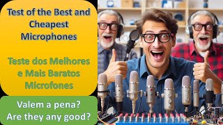 Teste dos 4 Melhores e Mais Baratos Microfones que pode encontrar J88 ME6S Fifine M6 e Zealsound [upl. by Munniks]