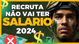 Não vai ter Salario no Exercito Brasileiro 2024 [upl. by Ailla173]