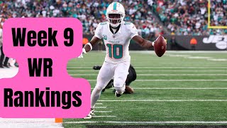 Week 9 WR Rankings Fantasy Football 2024 [upl. by Katherin]