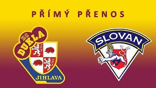 ŽIVĚ HC Dukla Jihlava  HC Slovan Ústí nad Labem [upl. by Letrice691]