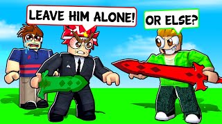 TOXIC Kid BULLIES my Friend So I 1v1d The Bully Roblox Bedwars [upl. by Ykceb]