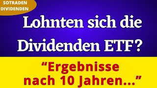 Lohnt sich ein Dividenden ETF [upl. by Divadnahtanoj222]