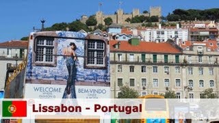 Portugal Lissabon  Eine Stadtrundfahrt entlang der schönsten Sehenswürdigkeiten [upl. by Alliuqa]