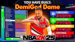 62 Guard with LEGEND LIMITLESS 95 BALL HANDLE amp 89 DUNK Is The BEST POINT GUARD BUILD on NBA 2K25 [upl. by Aihseit]