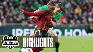 Ireland vs Belgium International Friendly Highlights  Fox Soccer [upl. by Innob852]