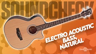 SOUNDCHECK Electro Acoustic Bass Guitar by Gear4music  Gear4music Guitars [upl. by Leggat]