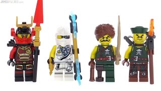 LEGO Ninjago Accessory Set figure pack review 853544 [upl. by Waylin]