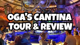 Ogas Cantina at Disneys Hollywood Studios Tour amp Review  Star Wars Drinks amp Atmosphere [upl. by Placidia]