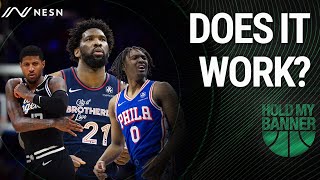 Will The 76ers Big 3 Rise or Fall Embiid George amp Maxey  Hold My Banner Ep59 [upl. by Llerud630]