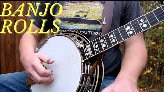 3 Essential Rolls for Beginner Banjo Players [upl. by Dode]