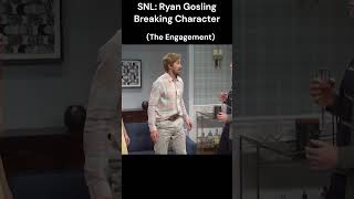 SNL Ryan Gosling Breaking Character The Engagement [upl. by Arocal]