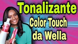 🖌️Tonalizei meu cabelo Color Touch da Wella Cabelo alisado  Angela Benevides [upl. by Richard]