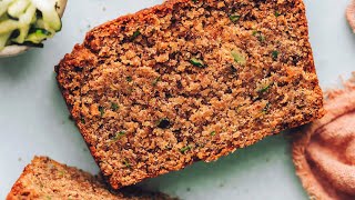 The Best Vegan GlutenFree Zucchini Bread  Minimalist Baker Recipes [upl. by Leonid]