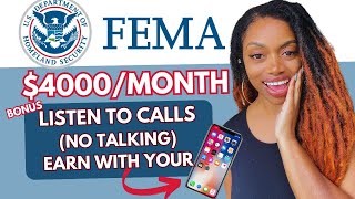 Fema Is Hiring Will Pay You 3K4KMonth I Work From Home Jobs Fall 2024 [upl. by Alderson]