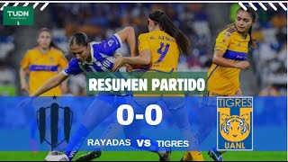 😴PA DORMIR TIGRES y RAYADAS EMPATAN en el BBVA el CAMPEON DE CAMPEONES ida RESUMEN [upl. by Aibara]