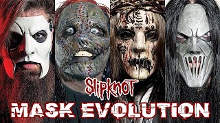 SLIPKNOT  MASKS EVOLUTION AND UNMASKED 1995  2020 [upl. by Dranik]