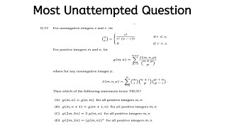 73 Students left this Question ⁉️ JEE Advanced Revision Problem 2 [upl. by Kellen]