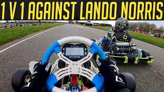 I Challenged Lando Norris to a 1v1 Kart Race [upl. by Reld]