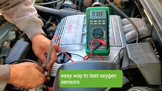 How To Test Oxygen Sensors In The Car With Multimeter DIY Check 02 Sensors Good Or Bad [upl. by Durware]