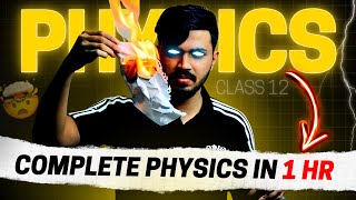 Class 12 Physics Full Syllabus Oneshot in 1 hour 😱🔥 Boards 202324 Score 7070 in Physics cbse [upl. by Royden641]