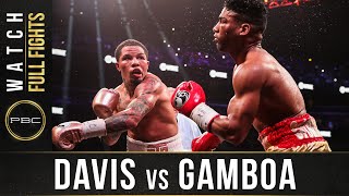 Davis vs Gamboa FULL FIGHT December 28 2019  PBC on Showtime [upl. by Allen596]