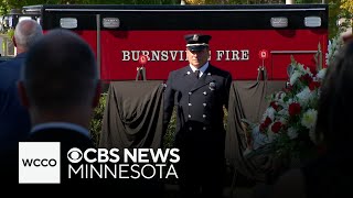 Slain Burnsville firefighter Adam Finseth honored at Minnesota Capitol [upl. by Charmion]