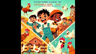 “Chicken Friends Clucking Fun Adorable Kids Moments” [upl. by Ecilayram]