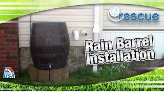 EG Rescue – Rain Barrel Installation [upl. by Ayihsa]