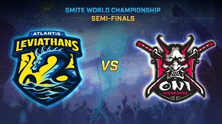 SMITE WORLD CHAMPIONSHIP  SemiFinals  Atlantis Leviathans Vs Oni Warriors [upl. by Hathcock]