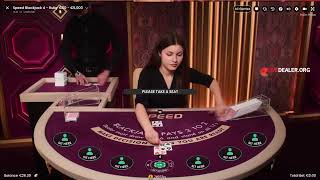 Pragmatic Plays Live Speed Blackjack [upl. by Gib382]