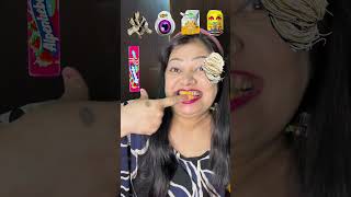 Emoji eating challenge  Ajeeb kheeda khana pda Ep412 funny funnyshorts ytshort short [upl. by Trahurn]