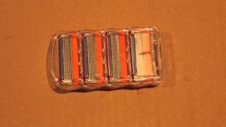 Fake Replacement Gillette Fusion Razor Blades Review [upl. by Eittik376]