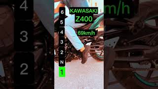 Kawasaki Z400 Top Speed 😲 [upl. by Enaitsirhc]