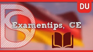 Eindexamen Duits  Examentips CE [upl. by Josh]