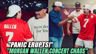 Panic at Morgan Wallen Concert After Disturbing Threat Against Chiefs Stars 😱 [upl. by Whale]