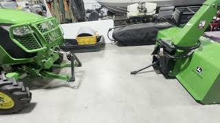 halloween snow 3046r snow blower install [upl. by Zawde342]