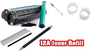 How to Refill 12A Cartridge Refilling [upl. by Faustena731]