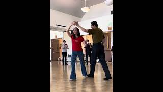 Andy amp Virginia West Coast Swing Dance Lesson at Sunnyvale Senior Center Tuesday 9102024 [upl. by Eelannej]