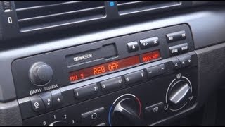 BMW E46 3 Series  How to Remove Radio [upl. by Nylzaj]