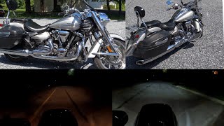 Yamaha Stratoliner XV1900 Motorcycle Led Headlight Upgrade [upl. by Bahe]