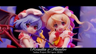 Remilia Scarlet amp Flandre Scarlet PM Figure SEGA Cinematic Spotlight  東方 Touhou Project [upl. by Hiett3]