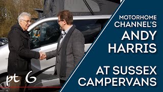 Motorhome Channels Andy Harris at Sussex Campervans Part 6 UK Camper Vans Brighton London [upl. by Sims]