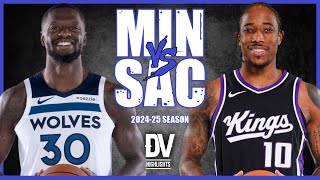 Minnesota Timberwolves vs Sacramento Kings Full Game Highlights  Oct 24 2024  Regular Season [upl. by Vin780]